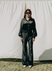 Farah pants: sequins, flared legs, hidden zipper, perfect fit, disco touch, ultimate highlight.